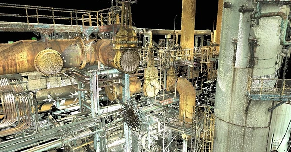 Laser scan services at industrial factories in Vigo and Galicia